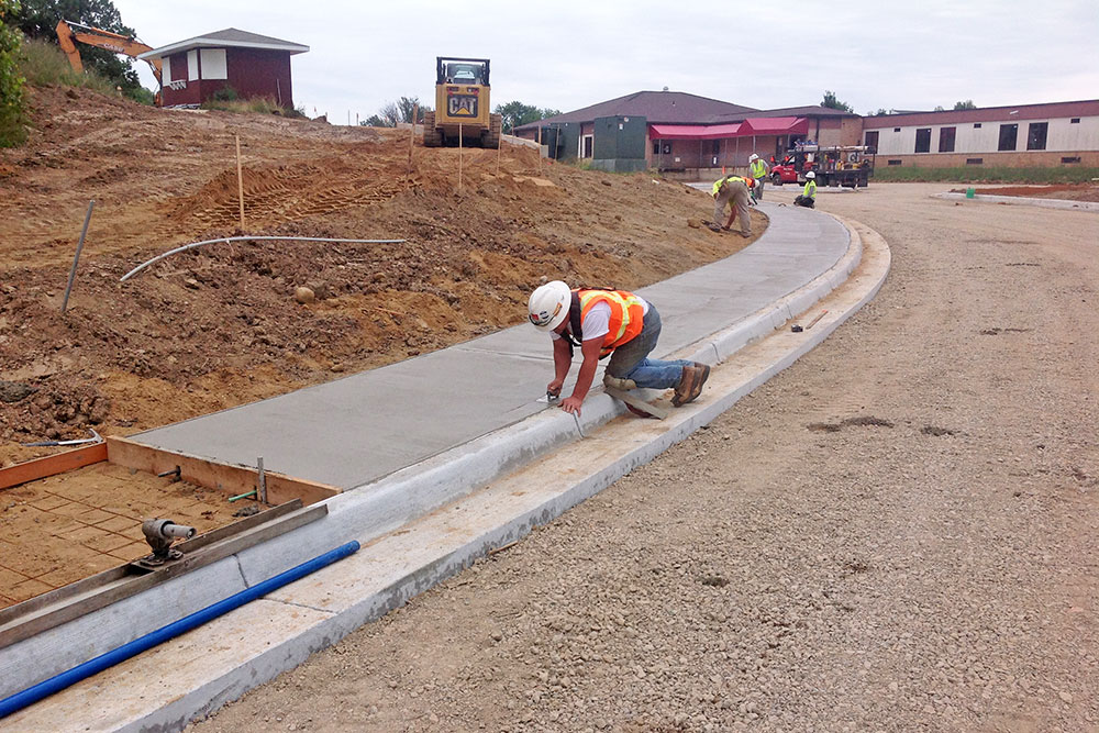 Western School District - concrete services by Moore Trosper Construction